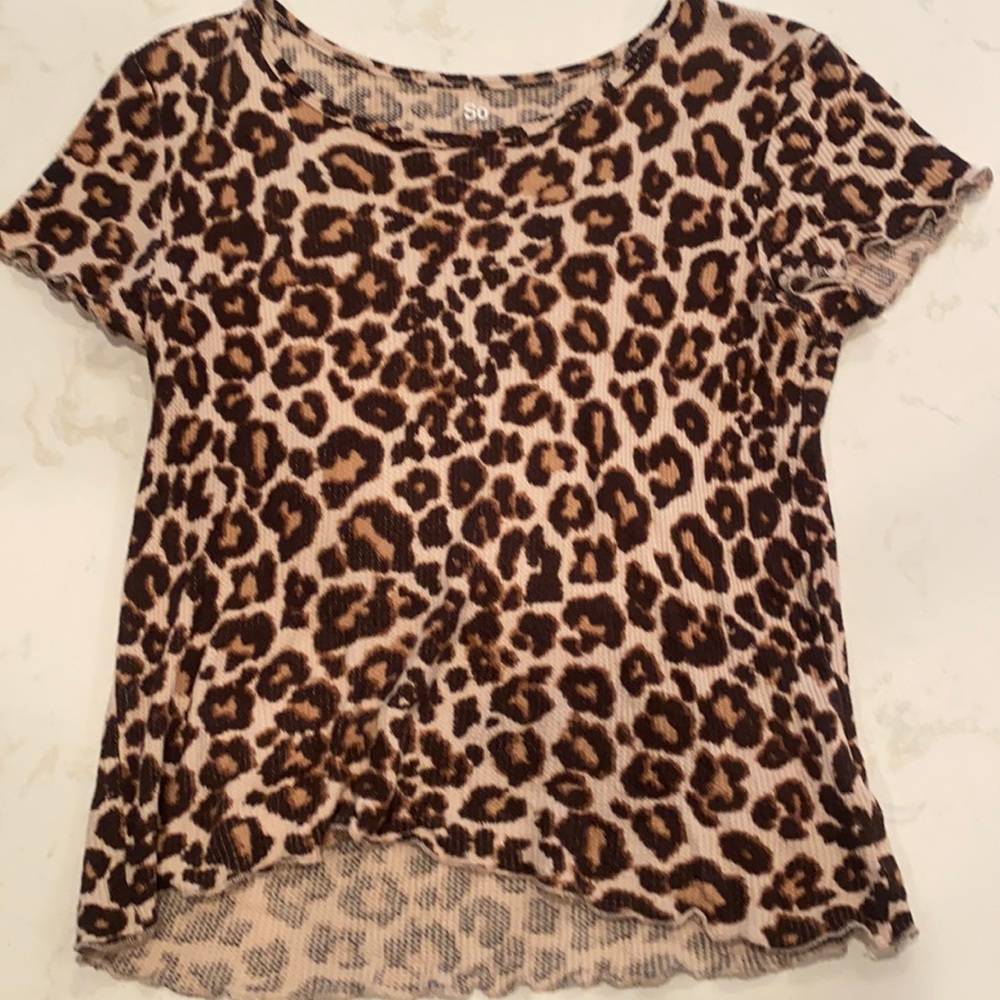 cheetah print top